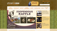 Desktop Screenshot of phoenixzoo.org