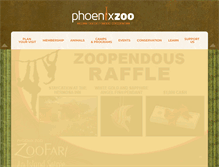 Tablet Screenshot of phoenixzoo.org